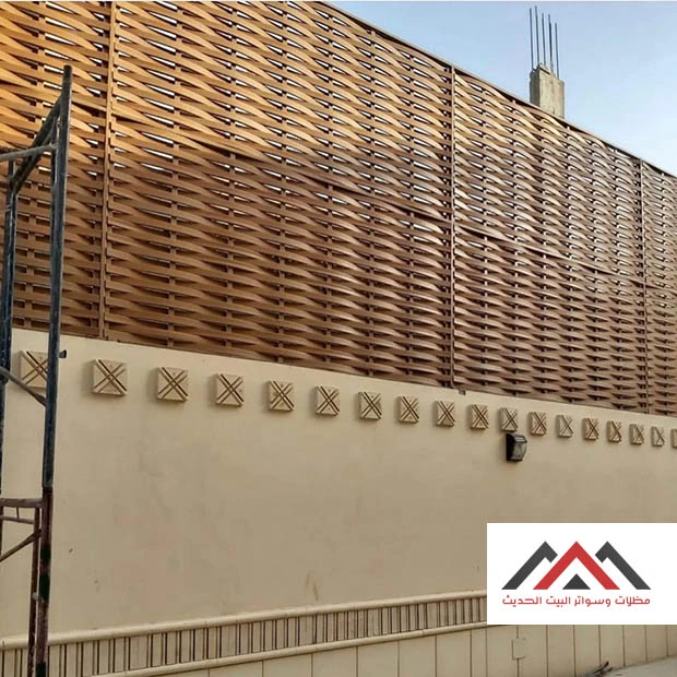 سواتر مجدول حديد للجدران الخبر