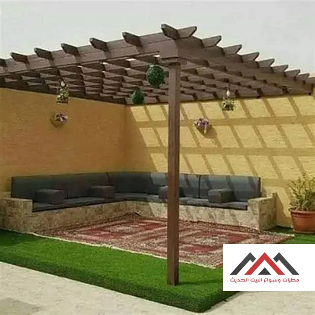 برجولات خشبية للاسطح الشرقية