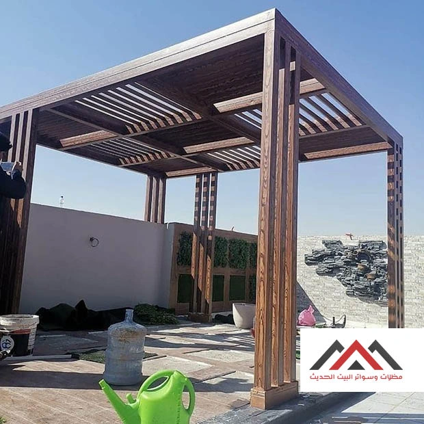 حداد مظلات خشبية الدمام