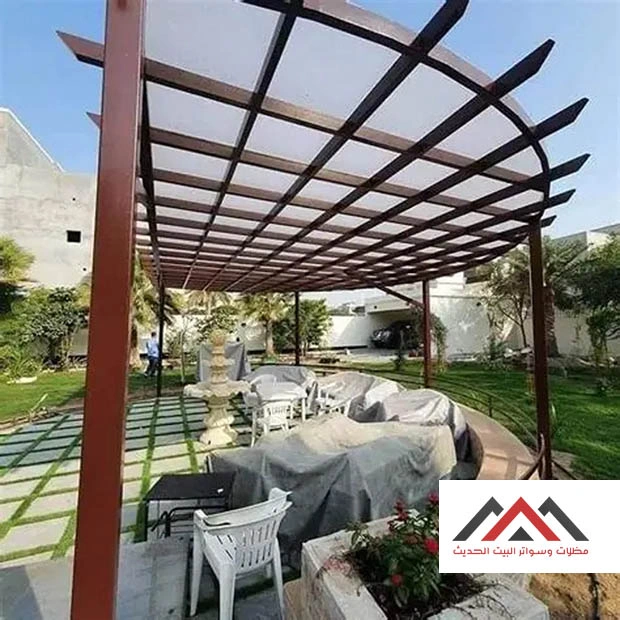 مظلات خشبية للحدائق الشرقية