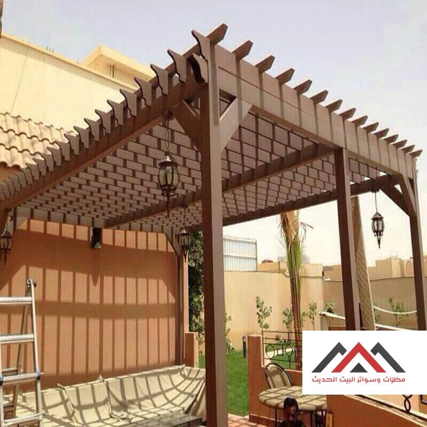 تركيب مظلات خشبية الخبر