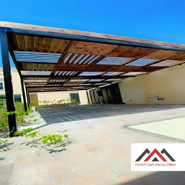 مظلات خشبية خارجية الخبر