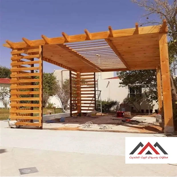 مظلات خشبية خارجية الخبر