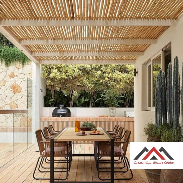 مظلات خشب مودرن الخبر