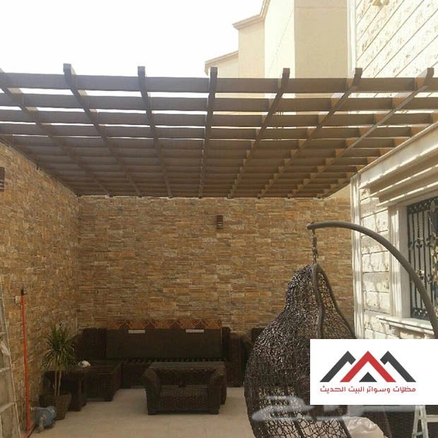 تركيب مظلات خشبية الخبر