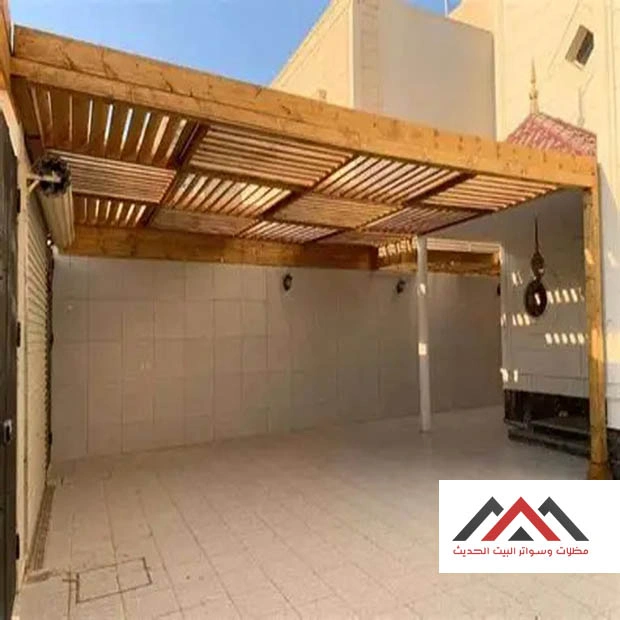 مظلات خشب مودرن الخبر