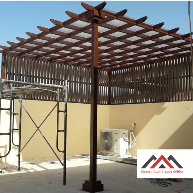 برجولات خشبية للاسطح الشرقية