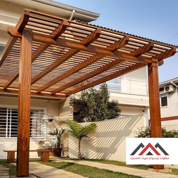 تركيب مظلات خشبية الخبر