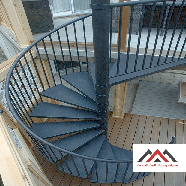 تركيب سلم حلزونى حديد الشرقية
