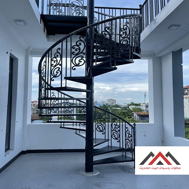 تركيب سلم حلزونى حديد الشرقية
