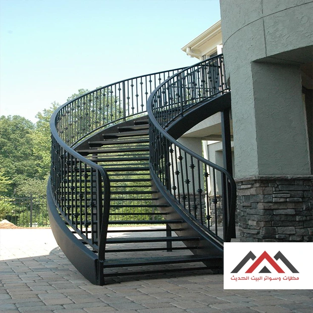 تركيب درج حديد خارجي دائري الدمام