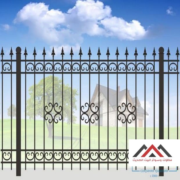 عملية تركيب شبك حديد مجلفن الخبر