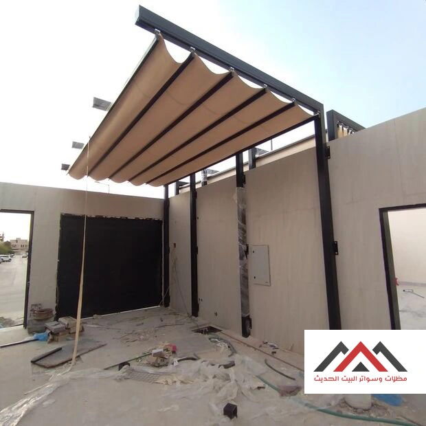 تصاميم مظلات قماش للحدائق الشرقية